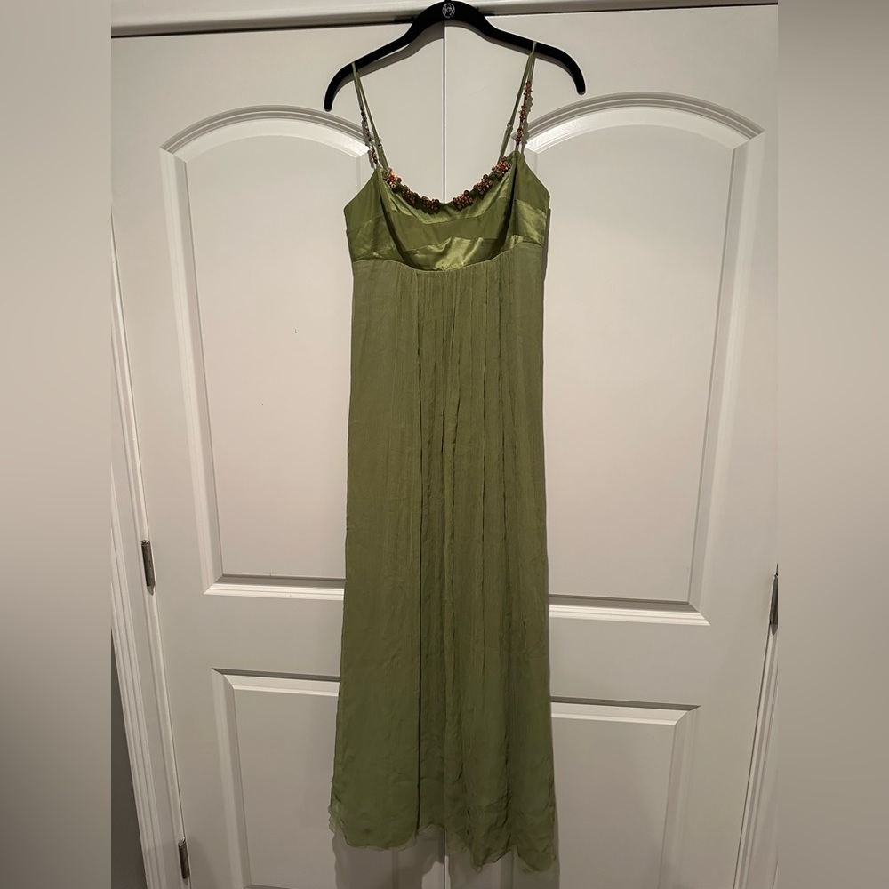BCBG green women’s maxi dress